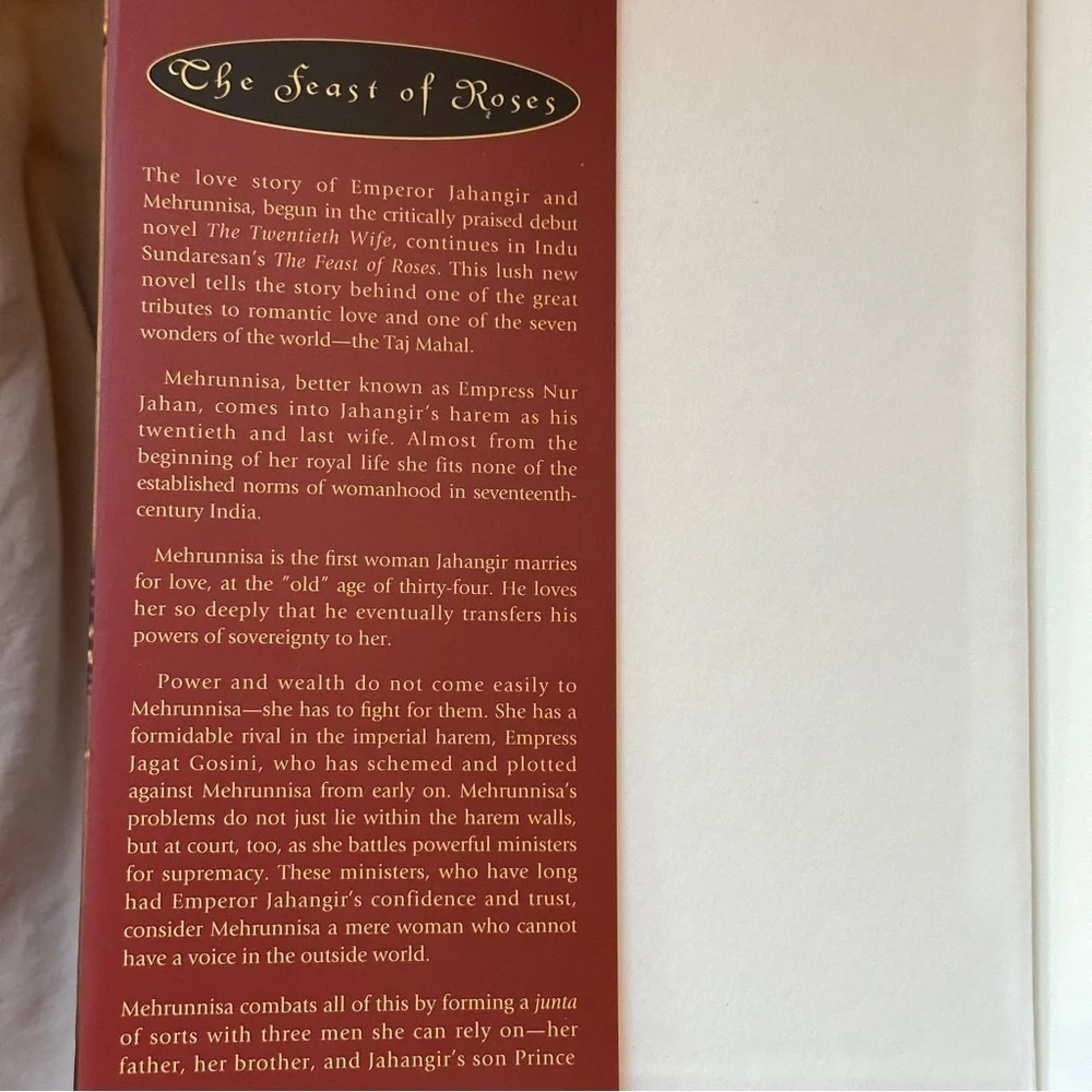The Feast of Roses by Indu Sundaresan | Historical Fiction | Hardcover Book - Picture 4 of 7